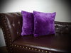 Kissenhülle Glanz-Design violett